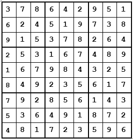 2022-3-Sudoku-Easy-Solution