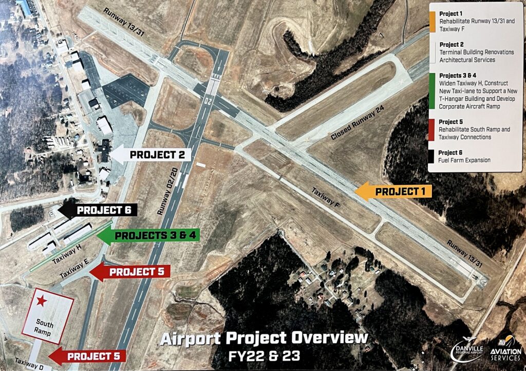 Connecting the Dots Danville Regional Airport Renovation