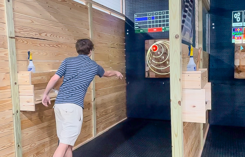 Axe Throwing at World of Sports