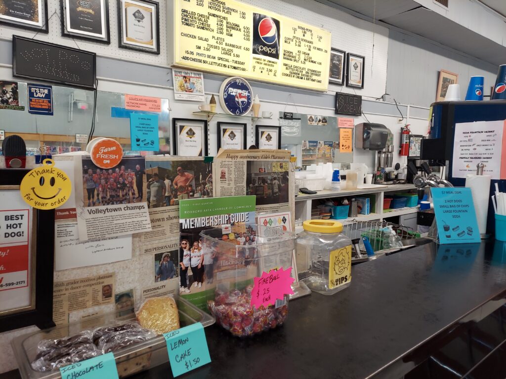 how to write a short story about a pharmacy
on Main Street in a small town
