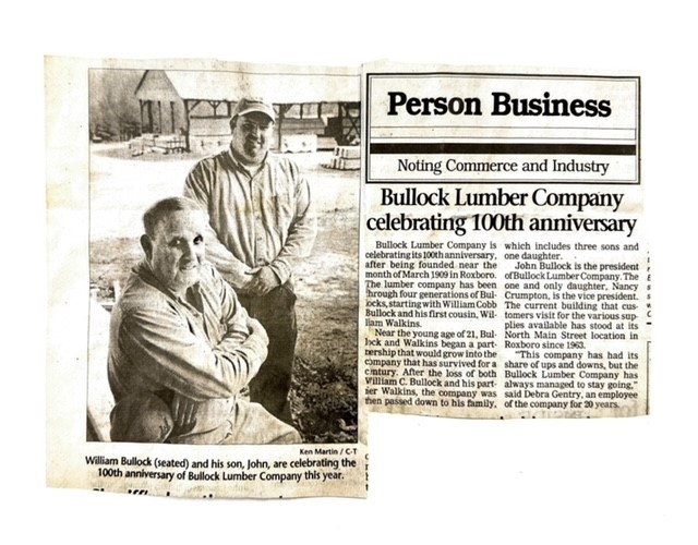 Building a Future and the Future of Building Bullocks Lumber Company