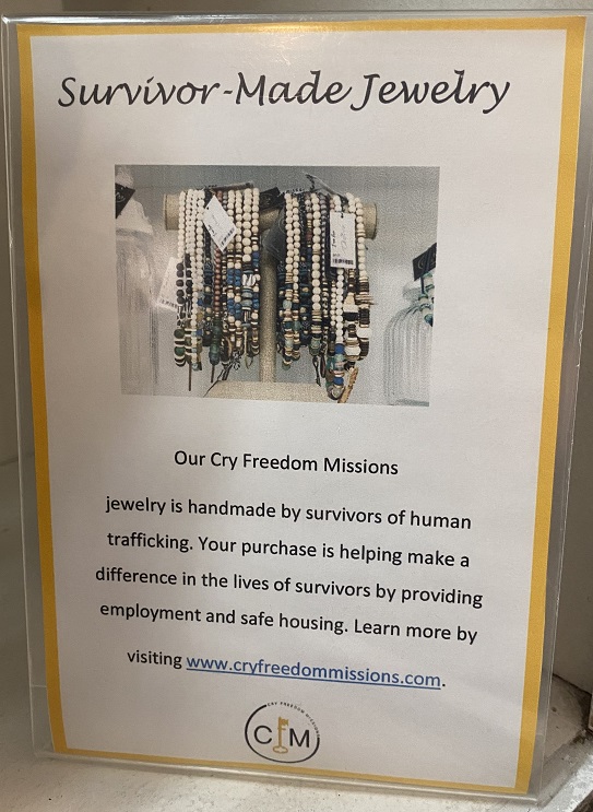Shop With a Purpose - Cry Freedom Missions Shoppe