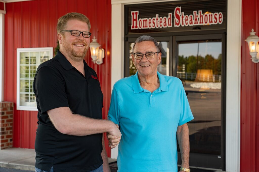 Homestead Steakhouse - Passing the Torch